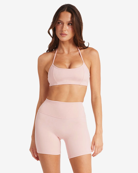 IM Serenity Contour Halter Crop | Blush