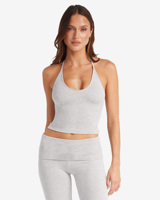 IM Halter Tie Tank | Light Grey