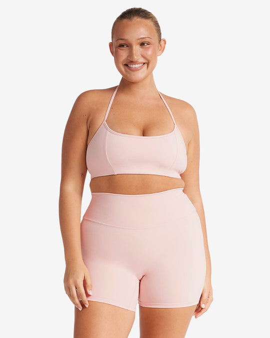 IM Serenity Contour Halter Crop | Blush