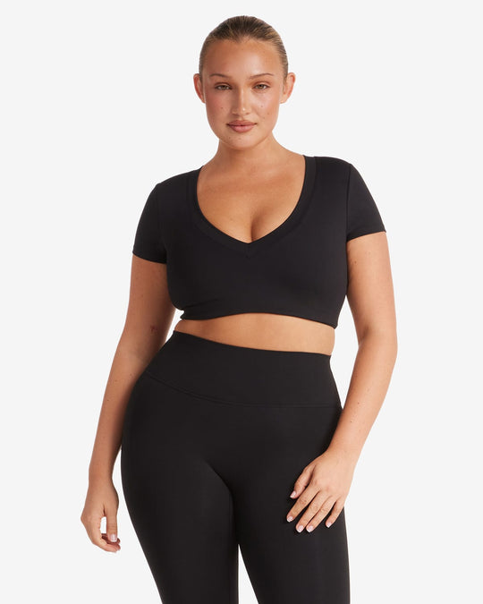 Activluxe River Crop | Black