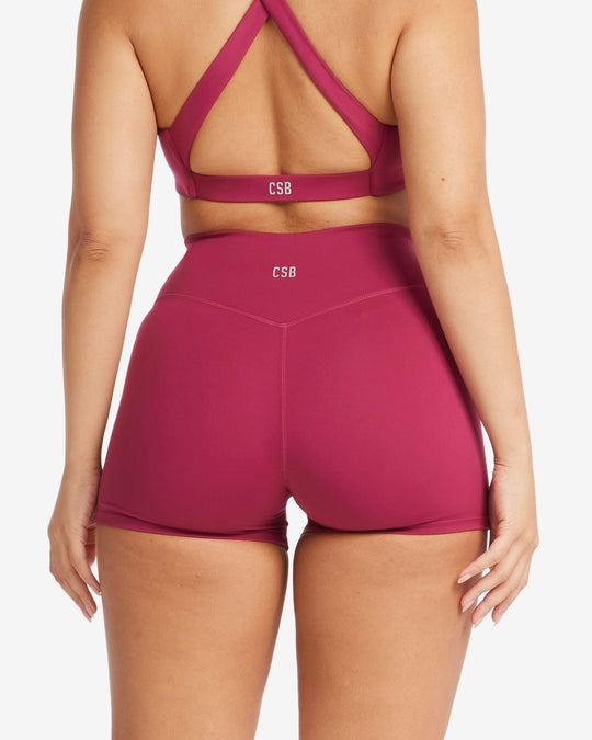 Serenity Shorts 4" | Berry