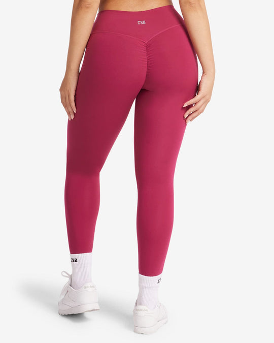 Serenity Scrunch Leggings | Berry