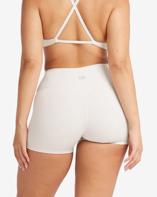 Serenity Shorts 4" | Crema