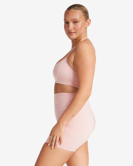 IM Serenity Contour Halter Crop | Blush