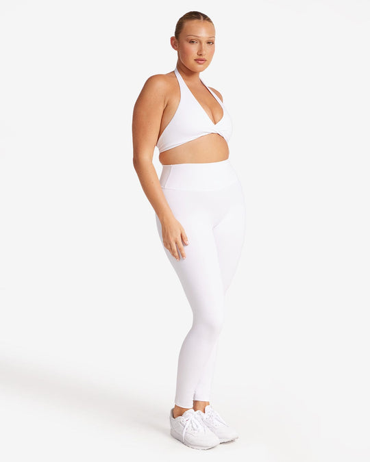 Serenity Scrunch Leggings | White