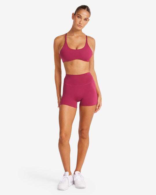 Serenity Shorts 4" | Berry