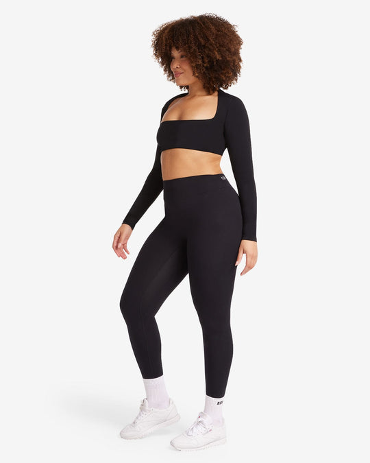 Serenity Dip Leggings | Carbon