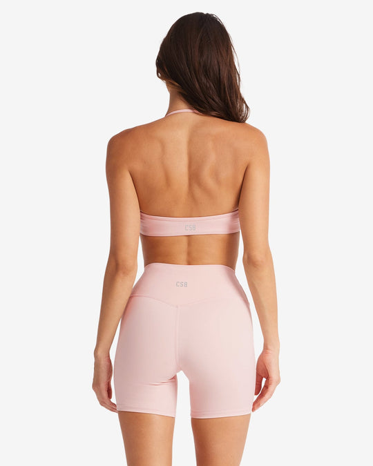 IM Serenity Contour Halter Crop | Blush