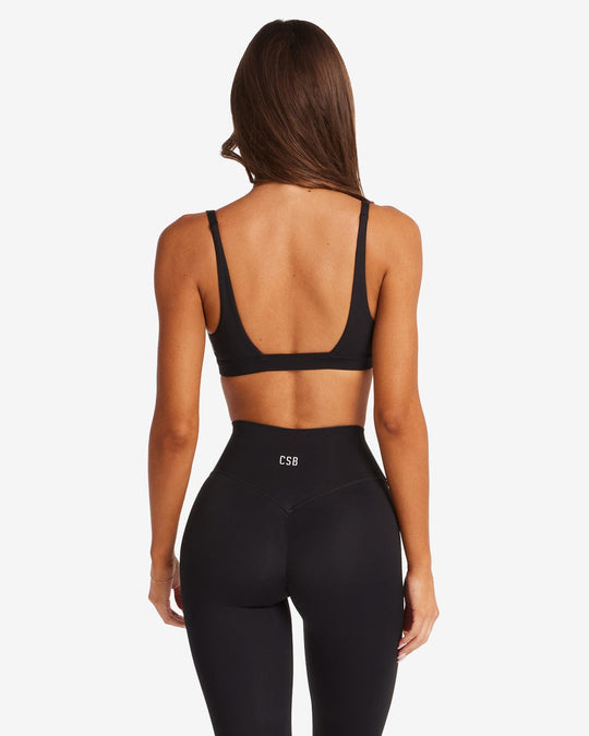 Freedom Contour Crop | Black