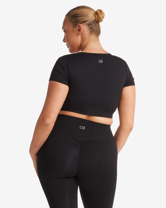 Activluxe River Crop | Black