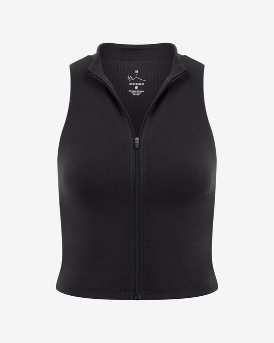 IM Serenity Active Zip Tank | Black