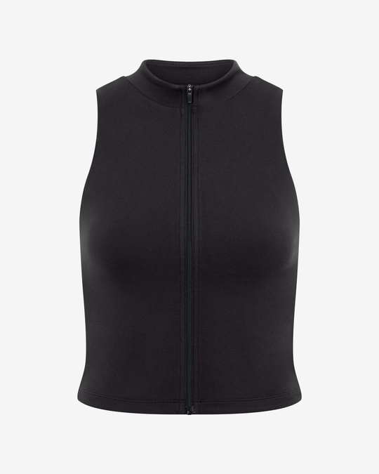 IM Serenity Active Zip Tank | Black