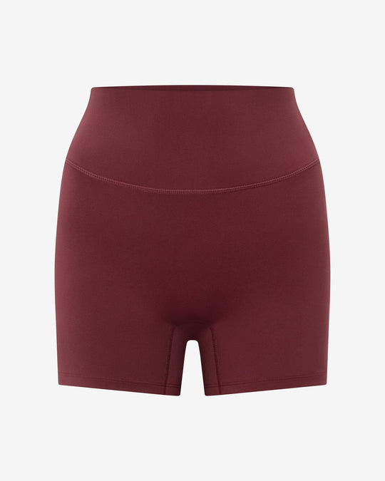 Activluxe Scrunch Shorts 4" | Burgundy