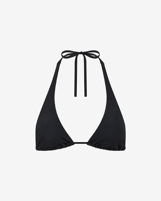 IM Swim Thick Triangle Bikini Top | Black