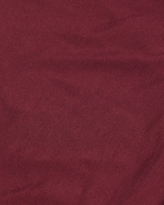 Open Back Tee | Burgundy