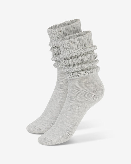 Cozy Rib Socks | Grey