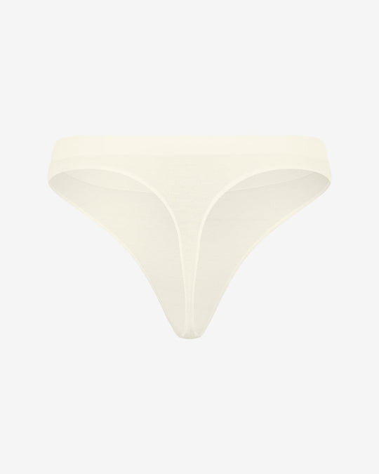 Seamless Bamboo Thong | Vanilla