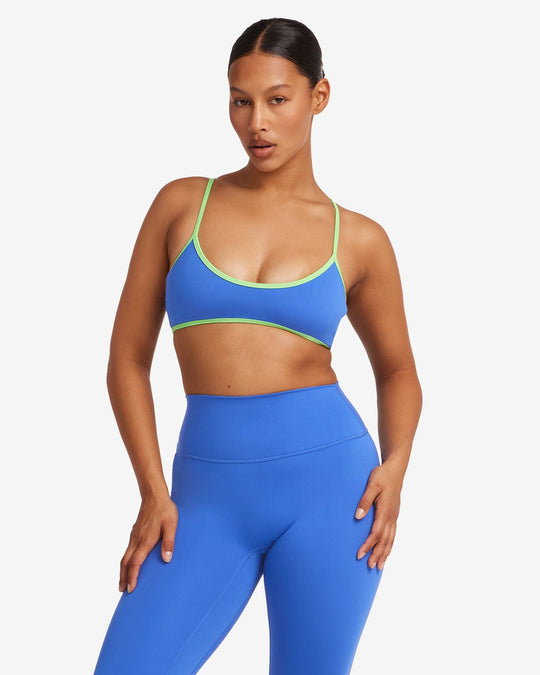 Serenity Ayla Crop | Royal/Lime