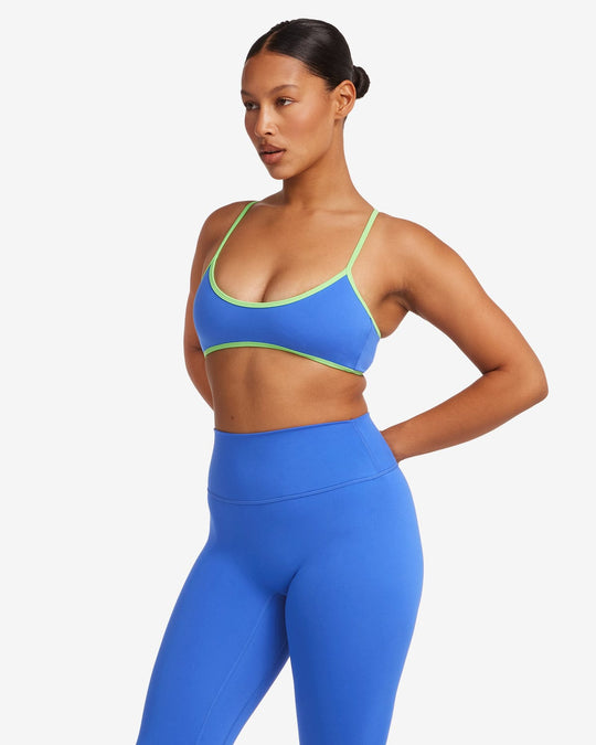 Serenity Ayla Crop | Royal/Lime