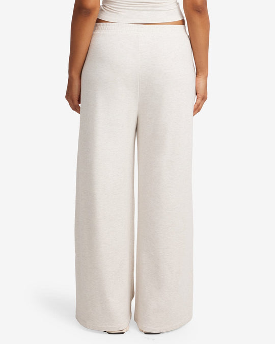 Everyday Wide Leg Pant | Oat