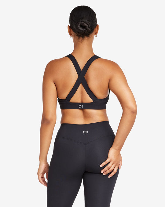 Serenity Bella Crop | Black