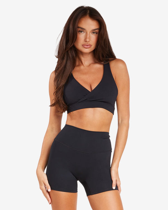 Serenity Bella Crop | Black