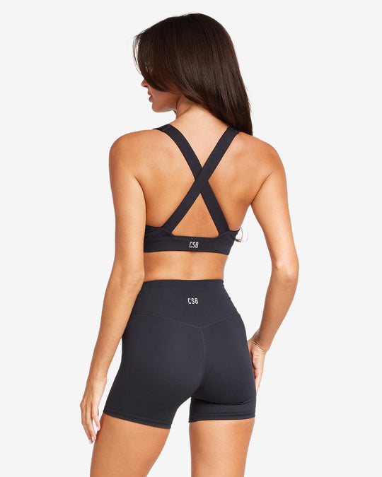 Serenity Bella Crop | Black