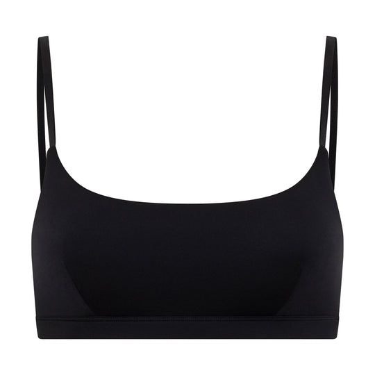 Scoop Neck Bralette | Black