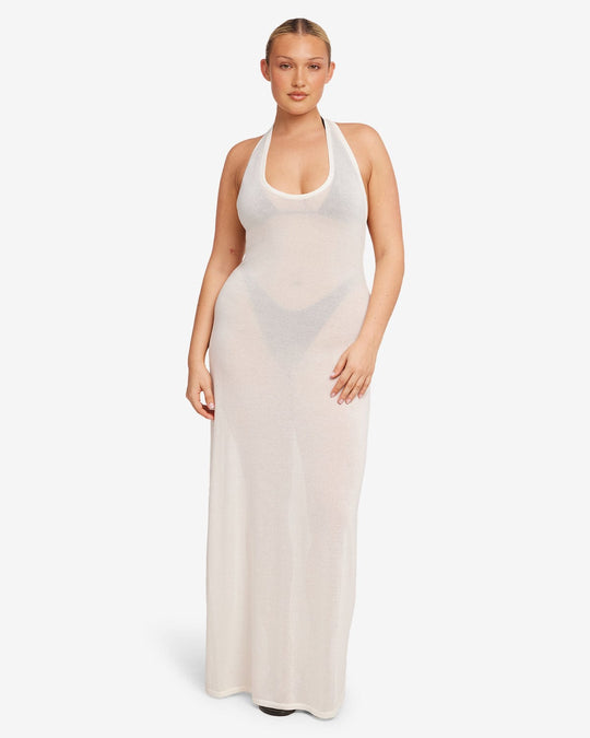 IM Racerback Slip Maxi Dress | Coconut