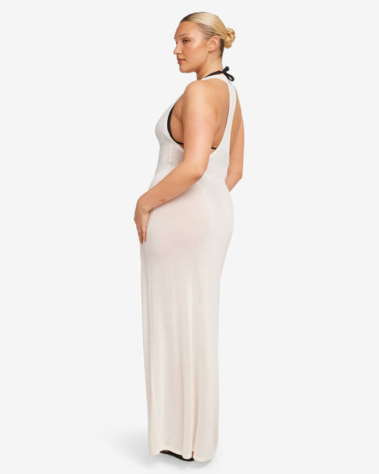 IM Racerback Slip Maxi Dress | Coconut