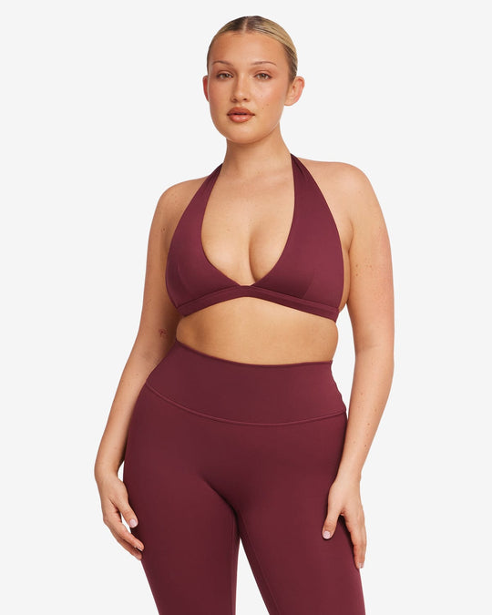 Serenity Celine Crop | Burgundy