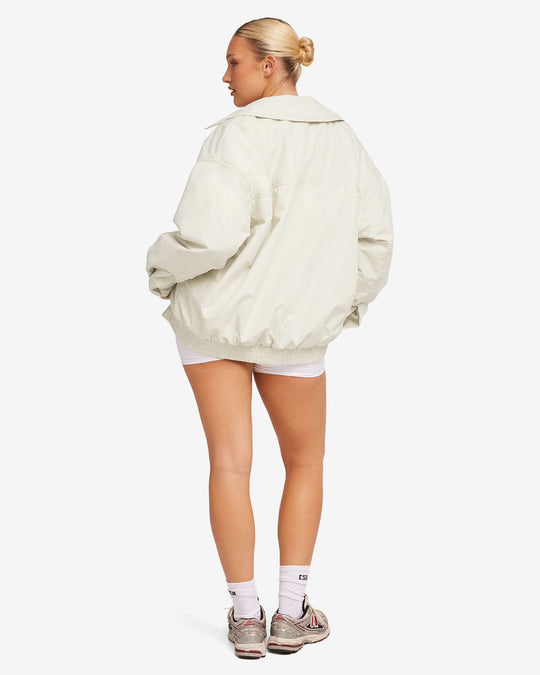 Oversized Bomber Jacket | Oak