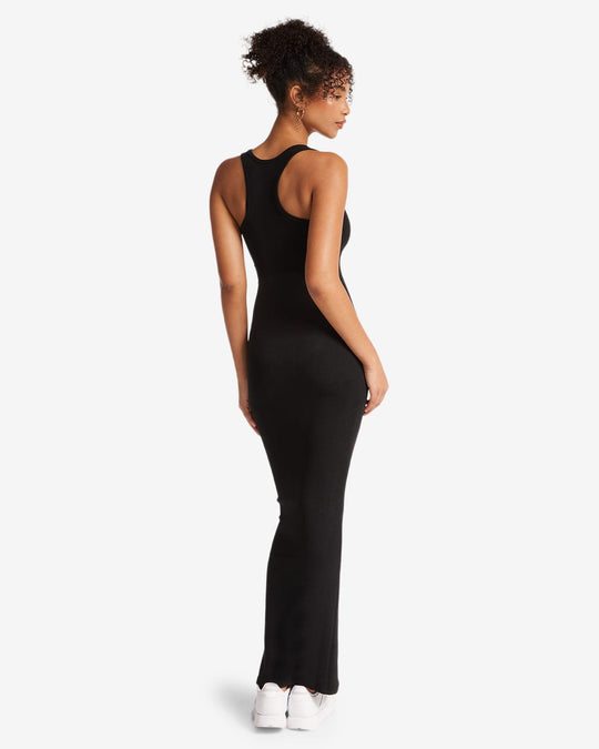 Racer Back Maxi Dress | Black