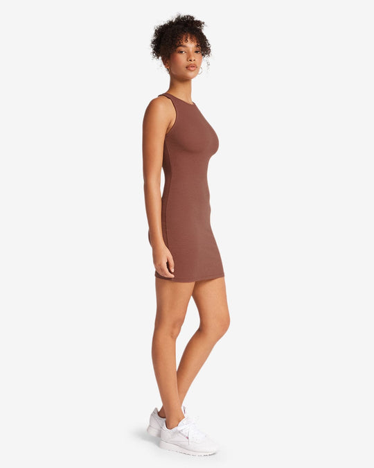 High Neck Mini Dress | Maple