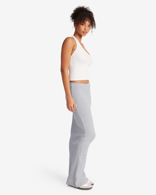 Rib Maxi Skirt | Cloud Marl