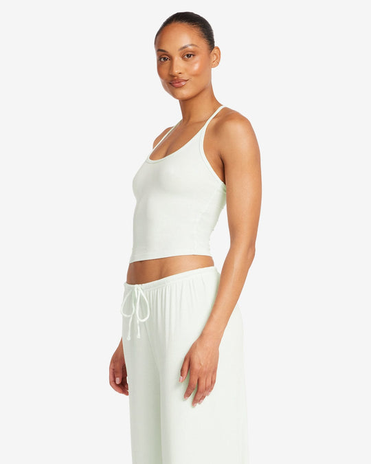 Sleep Rib Tank | Aloe