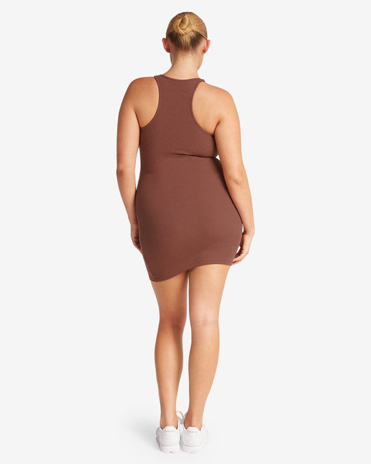 High Neck Mini Dress | Maple