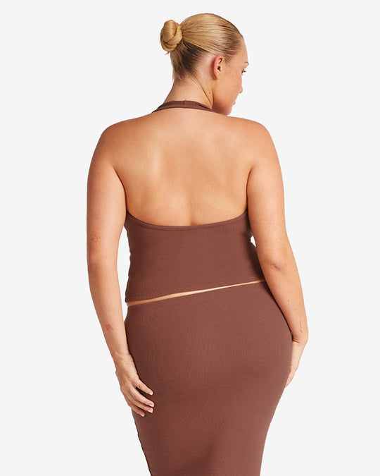 Rib Halter Tank | Maple