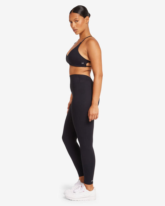 Form V Waist Leggings | Black