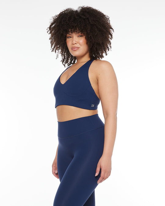 Activluxe Venus Panel Crop | Navy