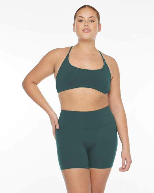 Serenity Lexi Crop | Forest Green