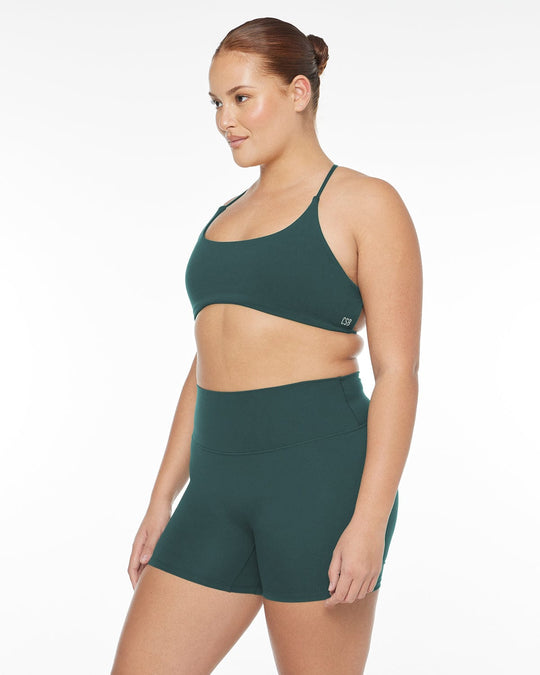 Serenity Lexi Crop | Forest Green