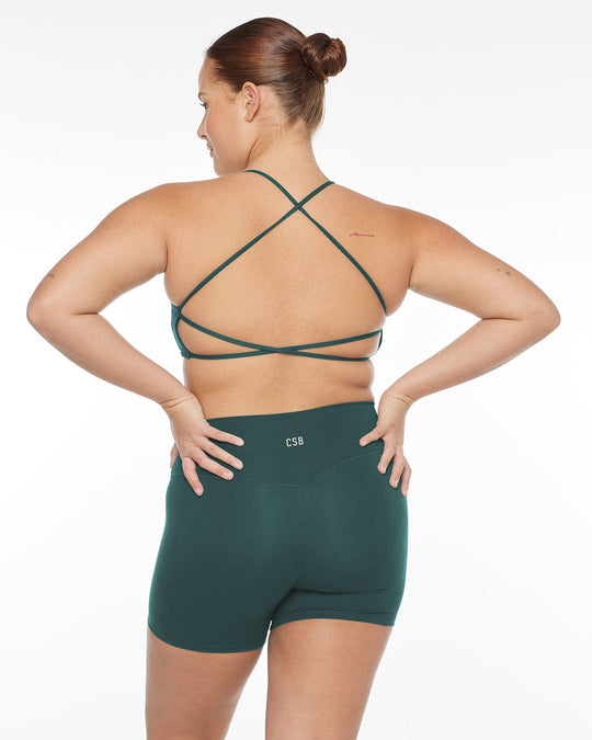 Serenity Lexi Crop | Forest Green