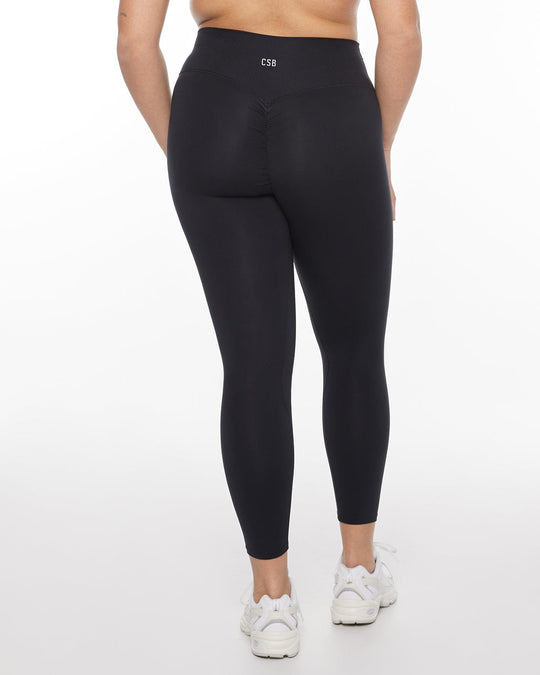 Serenity Petite Scrunch Leggings | Black