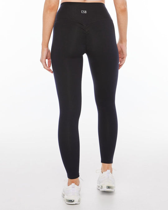 Serenity Petite Scrunch Leggings | Black