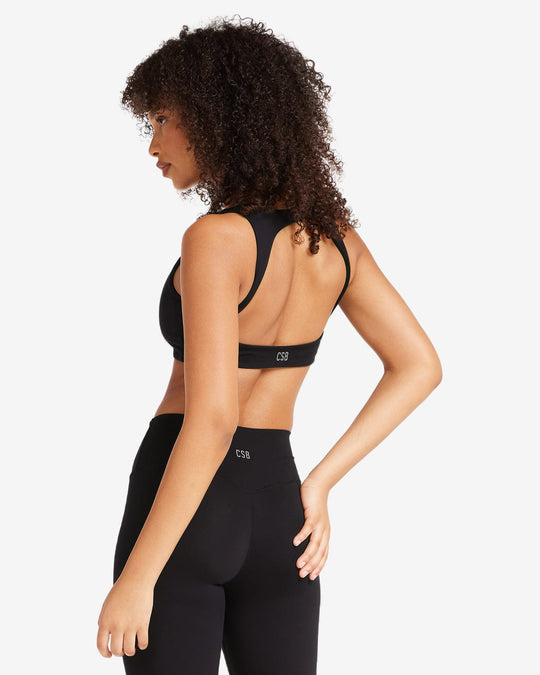 IM Serenity Open Back Crop | Black