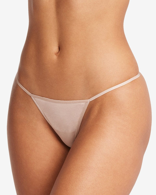 Seamless Bamboo T-String | Sand