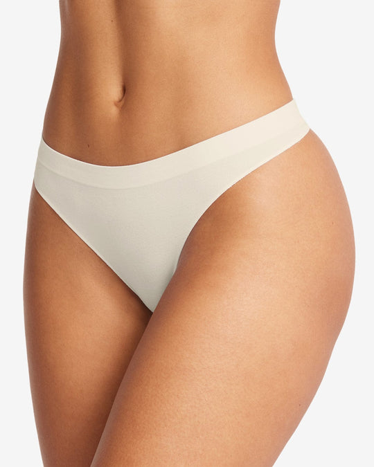 Seamless Bamboo Thong | Vanilla