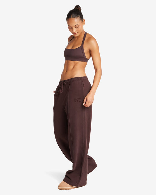 CSB Wide Leg Sweatpant | Espresso