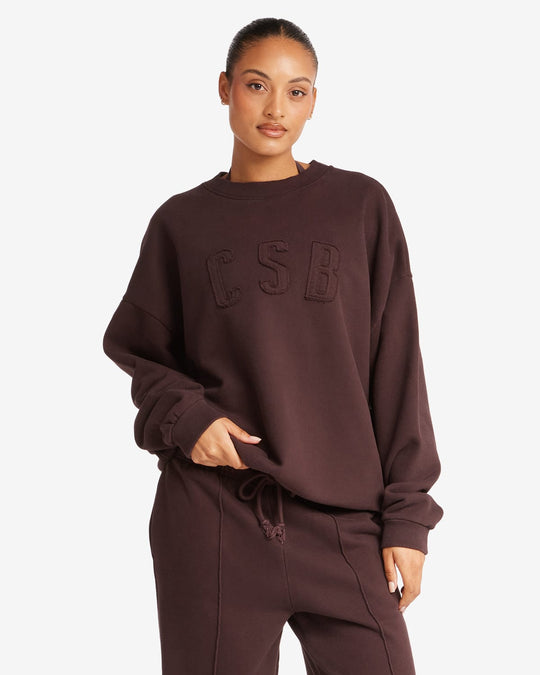 CSB Crewneck Jumper | Espresso